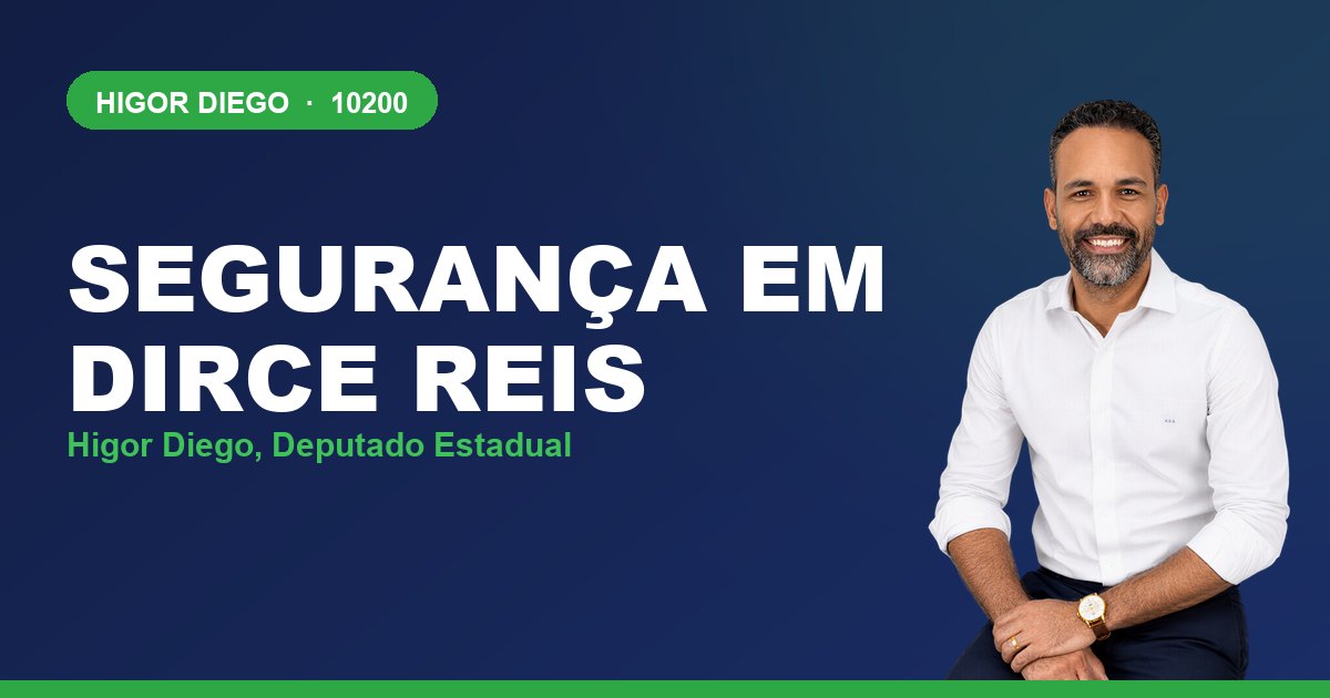 Segurança em Dirce Reis, com Higor Diego, deputado estadual 10200