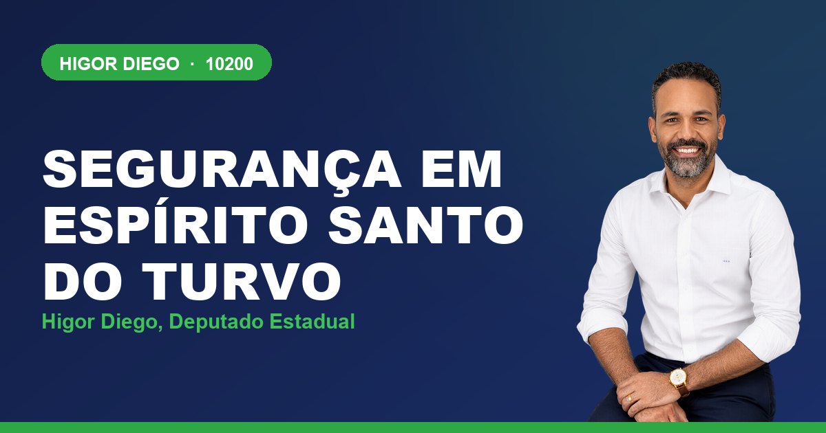 Segurança em Espírito Santo do Turvo, com Higor Diego, deputado estadual 10200