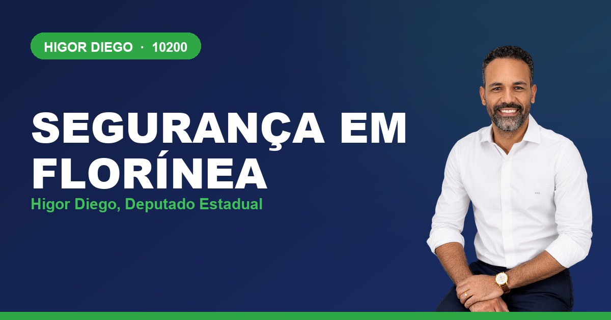 Segurança em Florínea, com Higor Diego, deputado estadual 10200