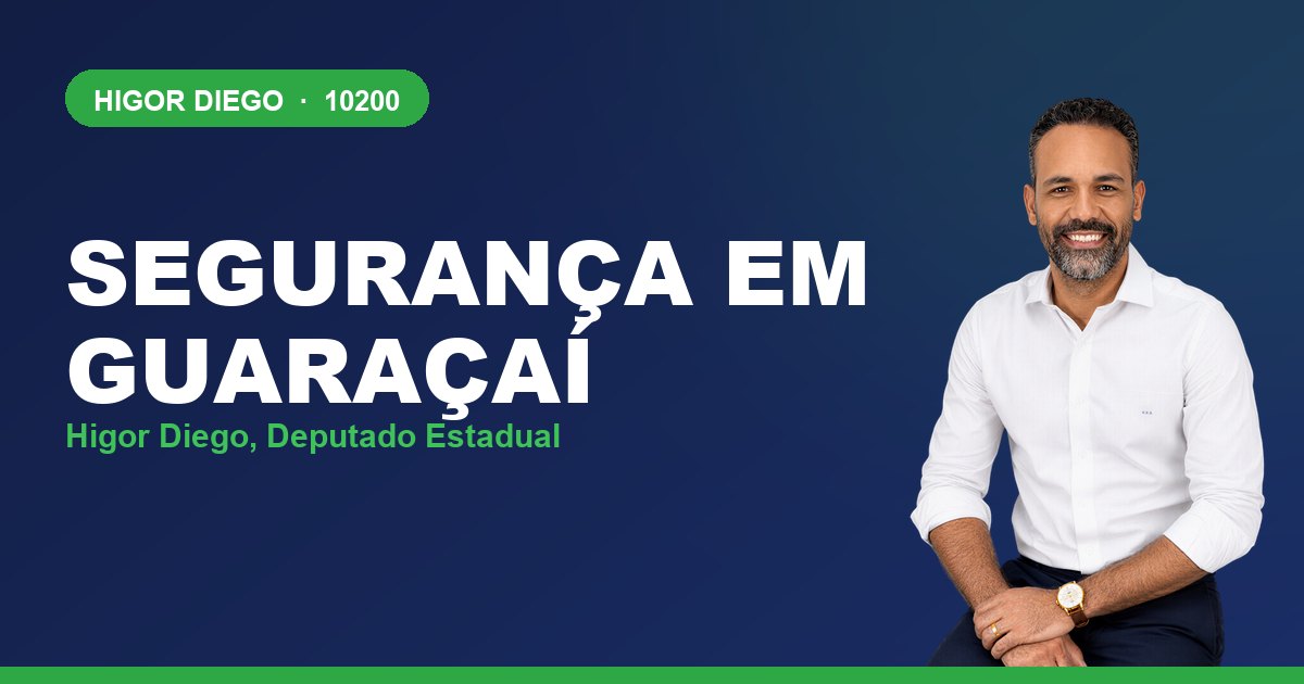 Segurança em Guaraçaí, com Higor Diego, deputado estadual 10200