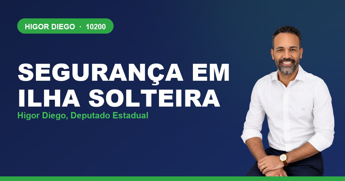Segurança em Ilha Solteira, com Higor Diego, deputado estadual 10200
