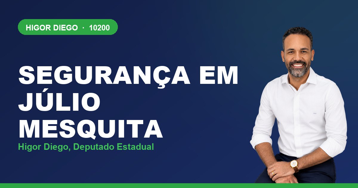 Segurança em Júlio Mesquita, com Higor Diego, deputado estadual 10200
