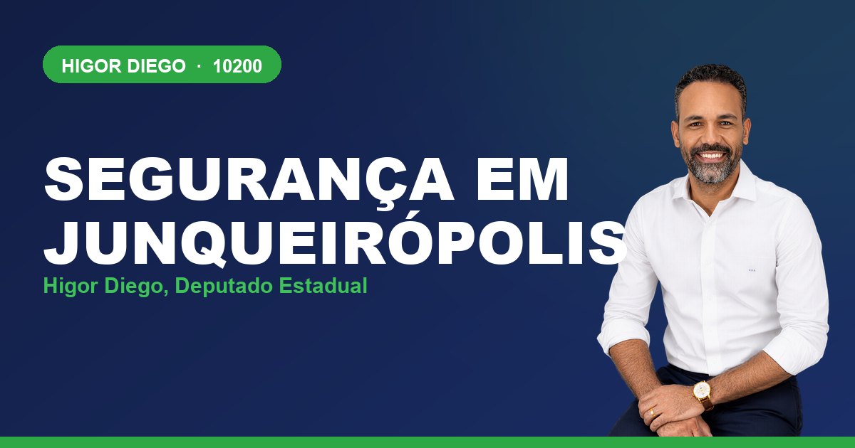 Segurança em Junqueirópolis, com Higor Diego, deputado estadual 10200
