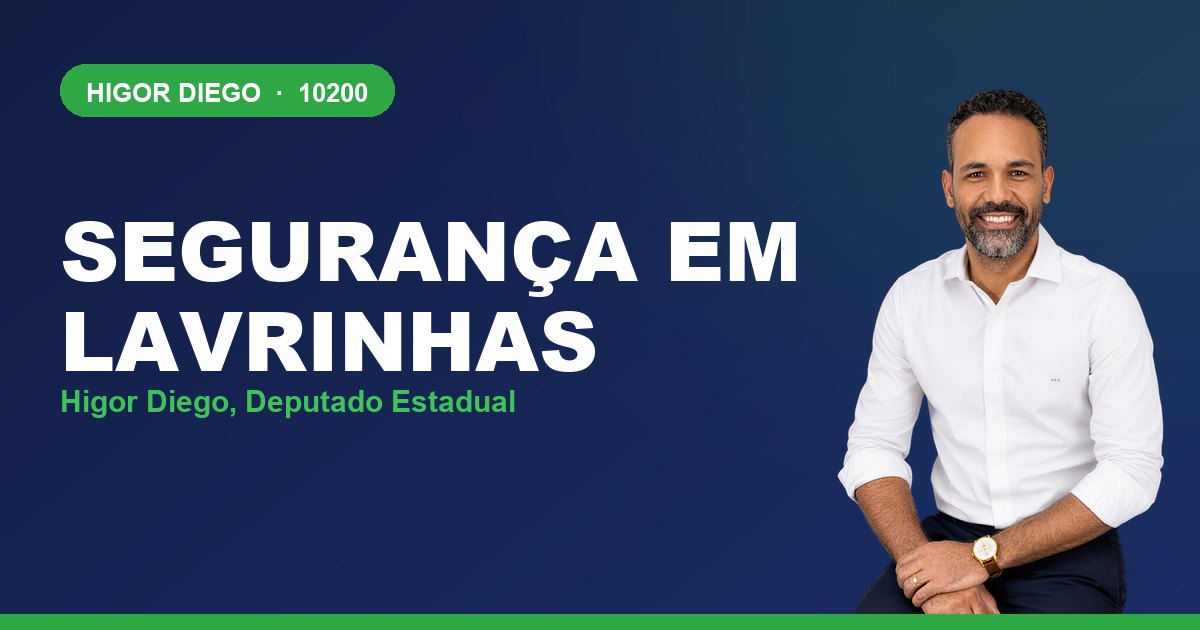 Segurança em Lavrinhas, com Higor Diego, deputado estadual 10200