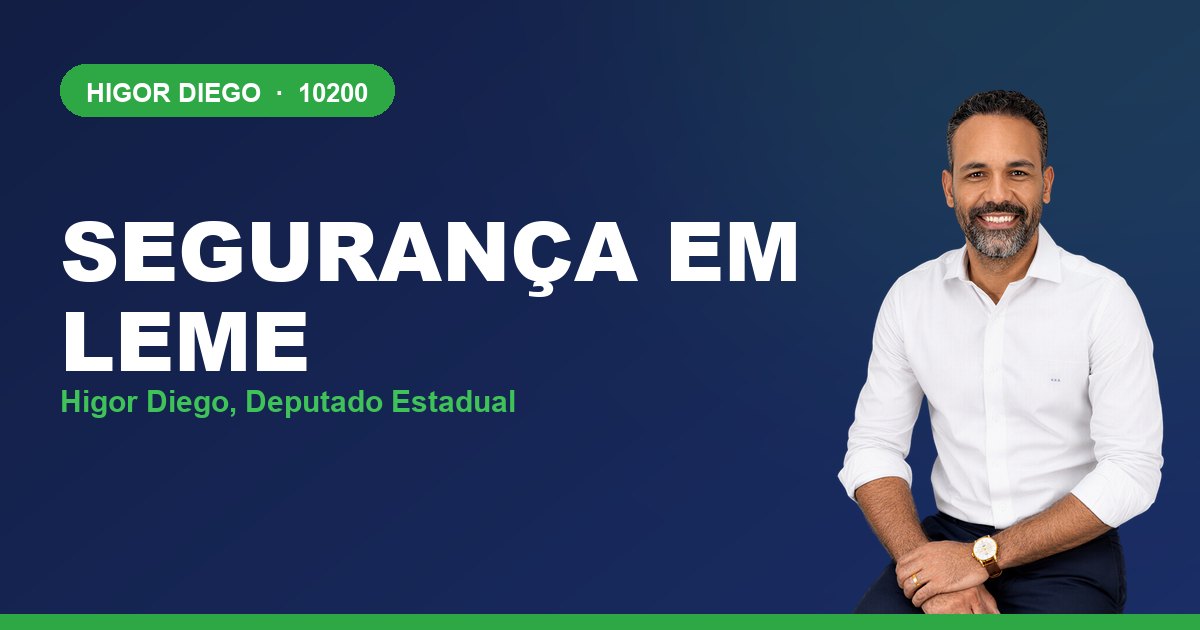 Segurança em Leme, com Higor Diego, deputado estadual 10200