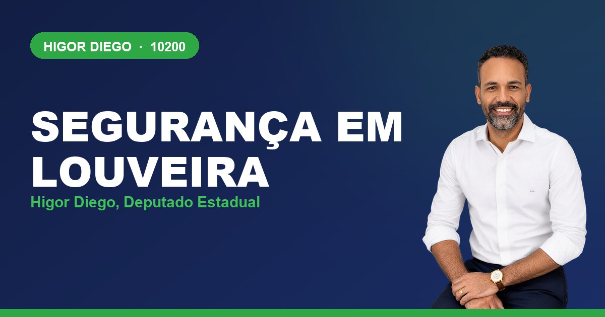 Segurança em Louveira, com Higor Diego, deputado estadual 10200