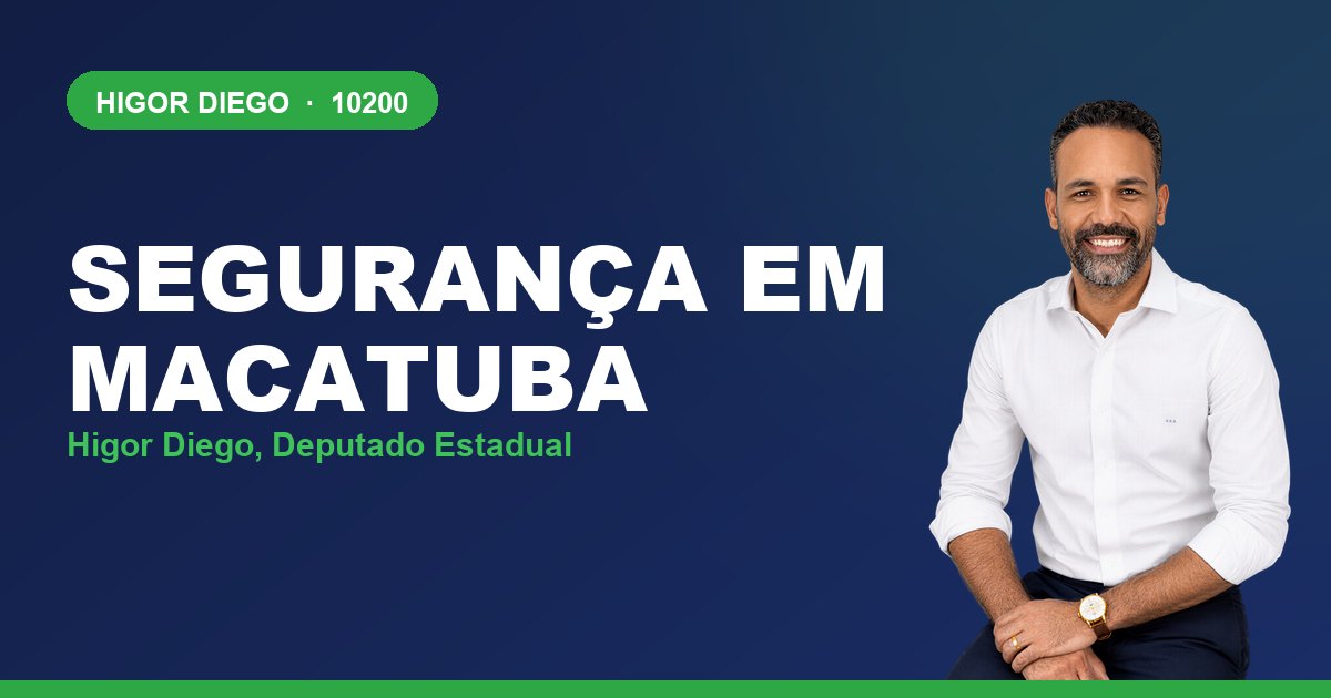 Segurança em Macatuba, com Higor Diego, deputado estadual 10200