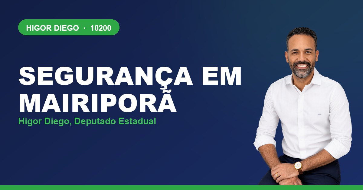 Segurança em Mairiporã, com Higor Diego, deputado estadual 10200