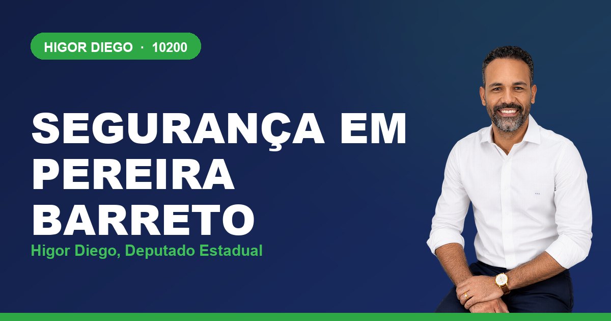 Segurança em Pereira Barreto, com Higor Diego, deputado estadual 10200