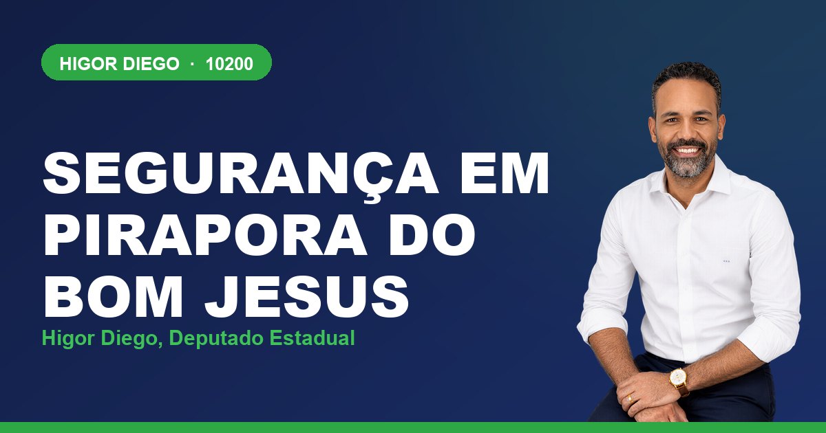 Segurança em Pirapora do Bom Jesus, com Higor Diego, deputado estadual 10200