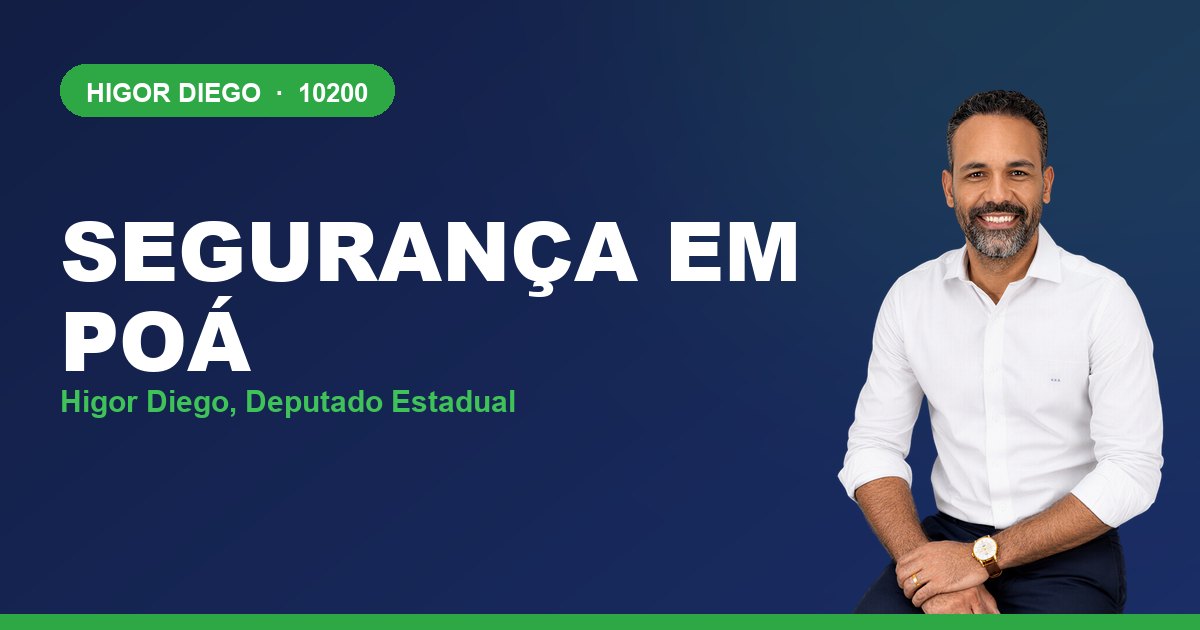 Segurança em Poá, com Higor Diego, deputado estadual 10200