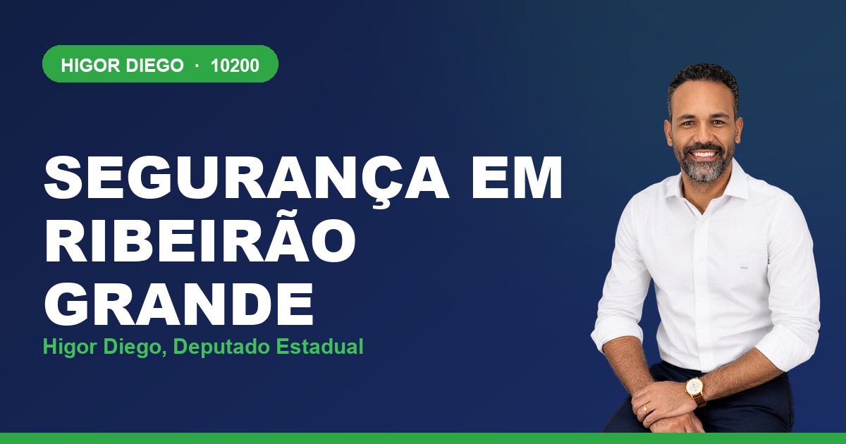 Segurança em Ribeirão Grande, com Higor Diego, deputado estadual 10200