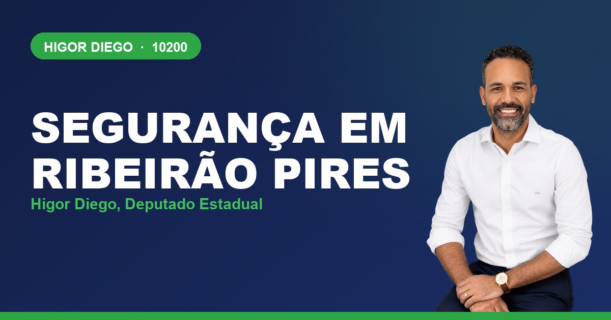 Segurança em Ribeirão Pires, com Higor Diego, deputado estadual 10200