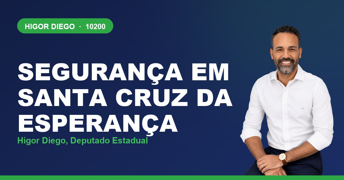 Segurança em Santa Cruz da Esperança, com Higor Diego, deputado estadual 10200