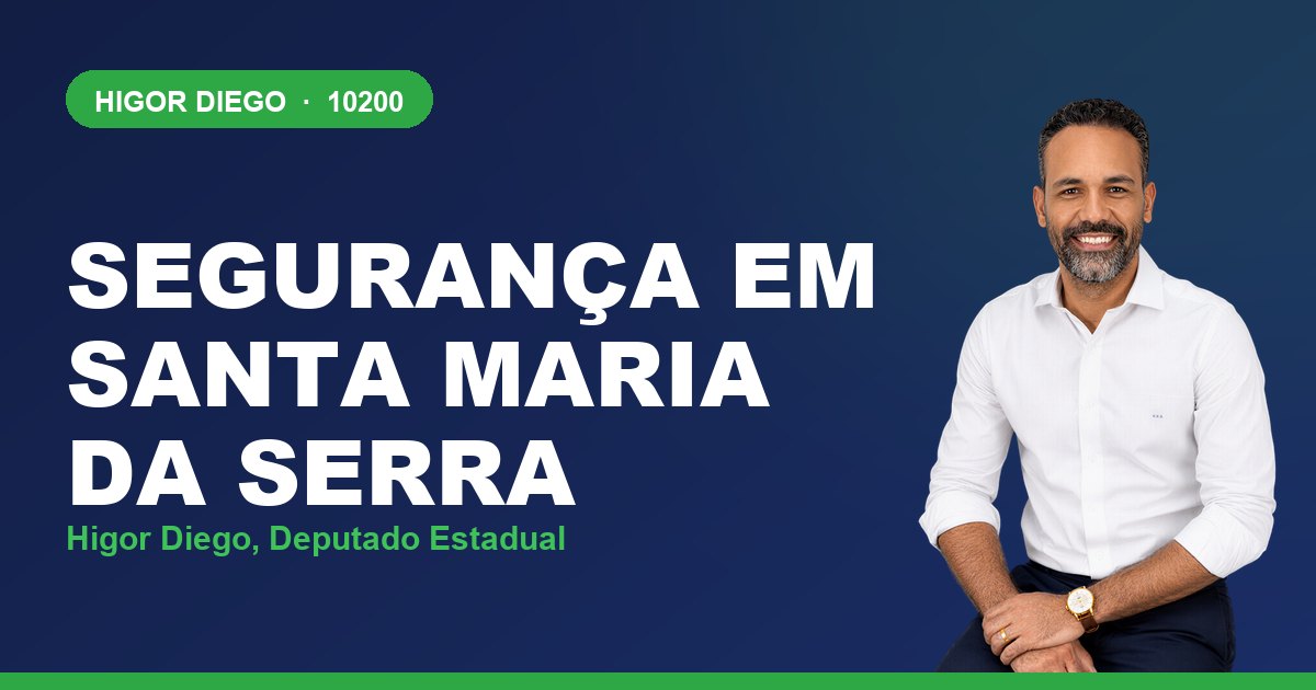Segurança em Santa Maria da Serra, com Higor Diego, deputado estadual 10200