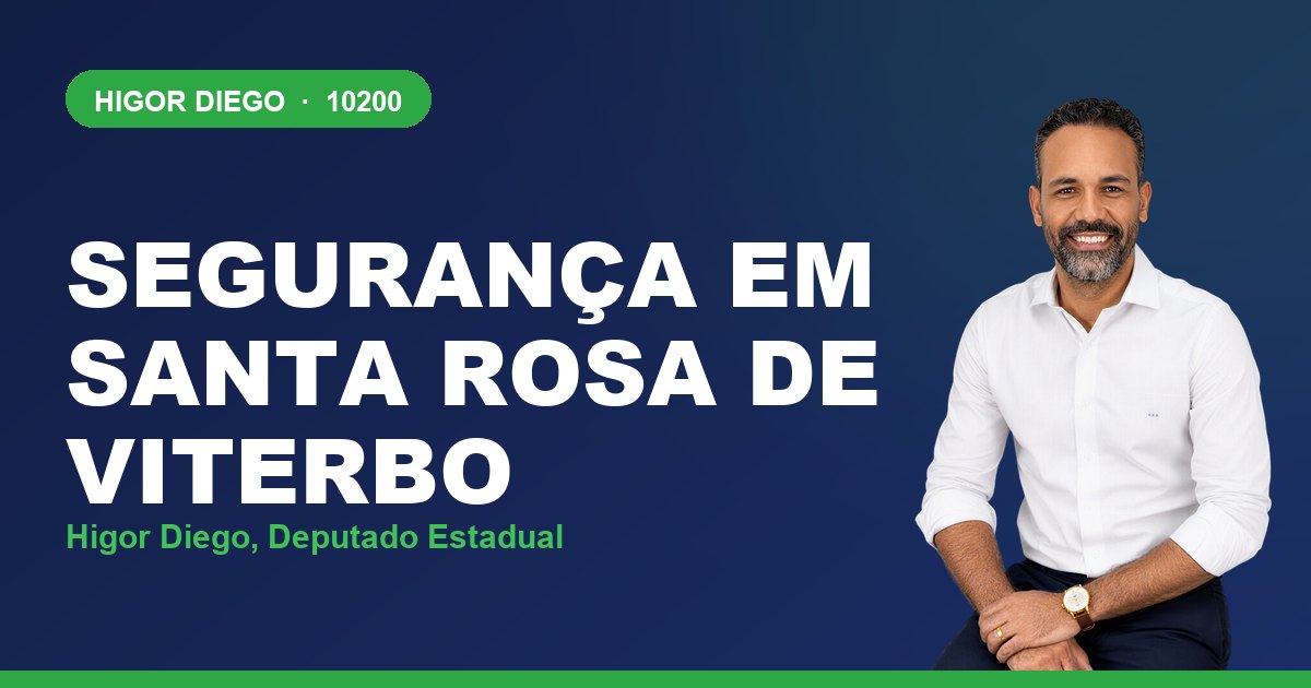 Segurança em Santa Rosa de Viterbo, com Higor Diego, deputado estadual 10200