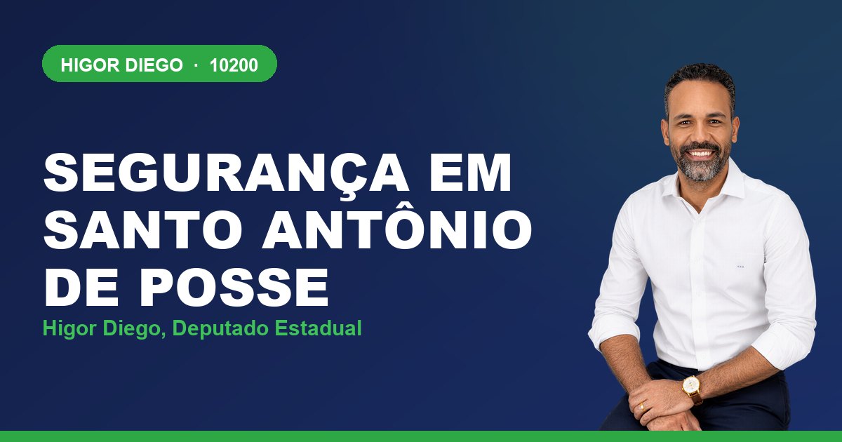 Segurança em Santo Antônio de Posse, com Higor Diego, deputado estadual 10200