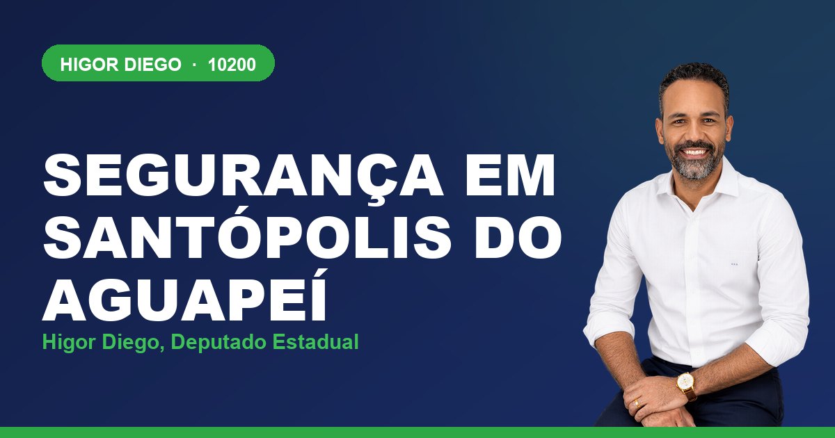 Segurança em Santópolis do Aguapeí, com Higor Diego, deputado estadual 10200