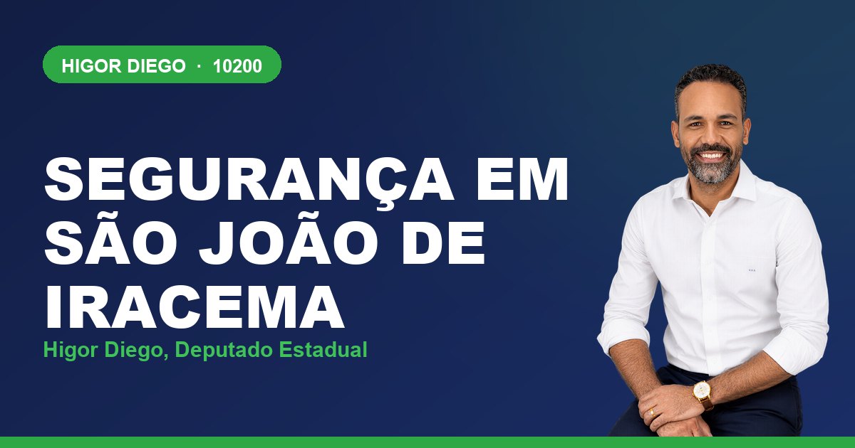 Segurança em São João de Iracema, com Higor Diego, deputado estadual 10200