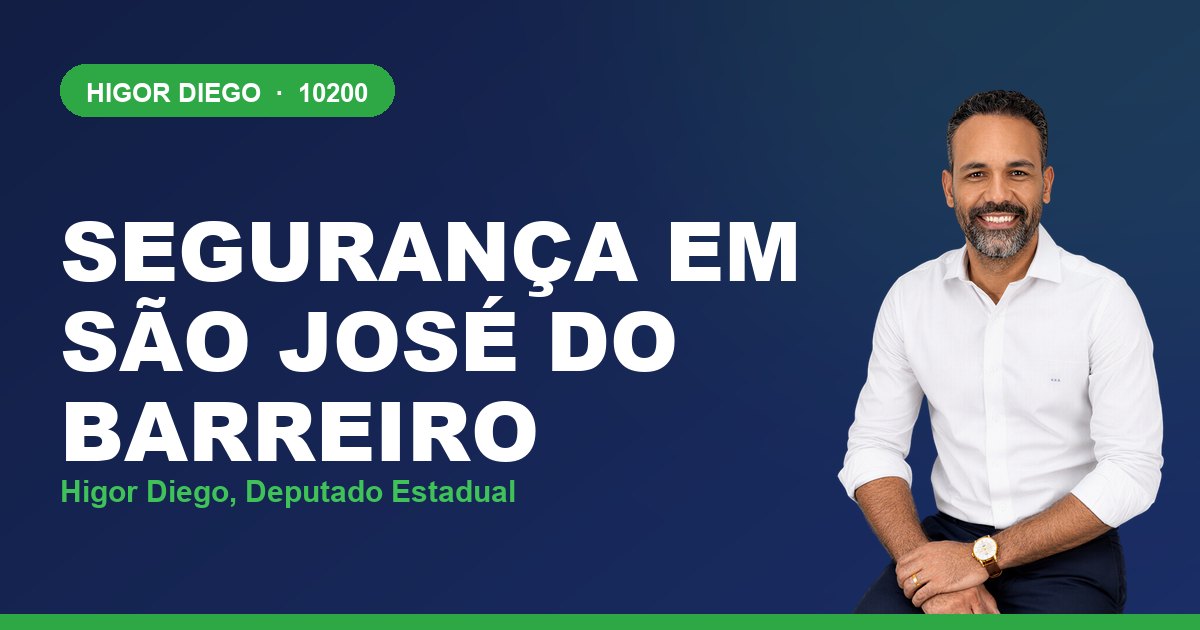 Segurança em São José do Barreiro, com Higor Diego, deputado estadual 10200