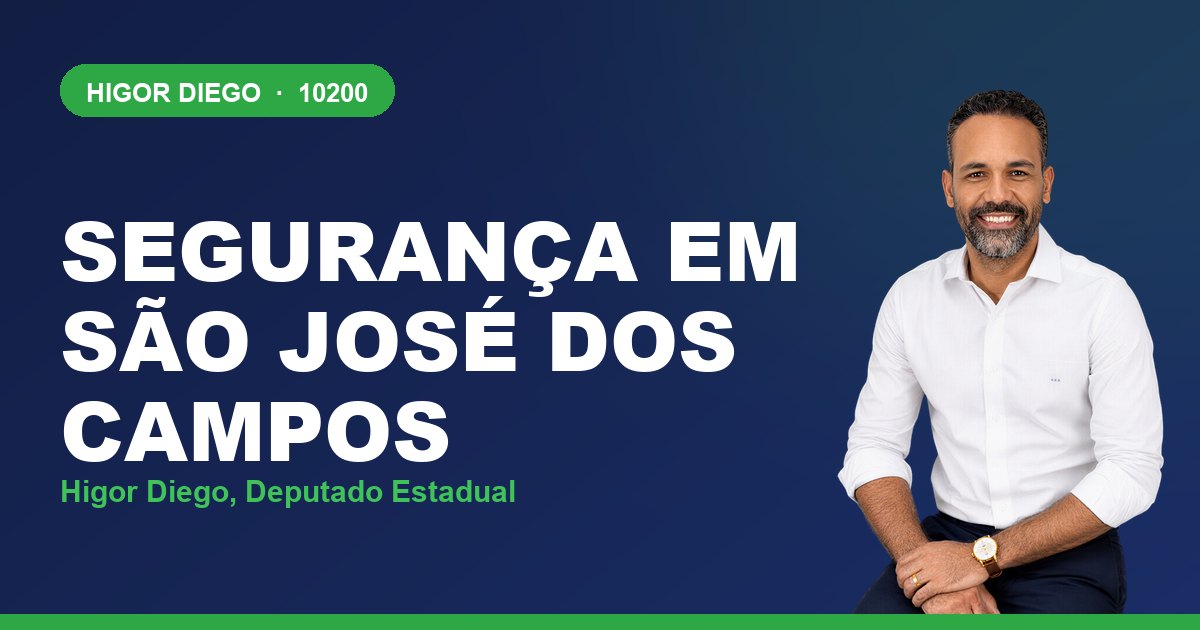 Segurança em São José dos Campos, com Higor Diego, deputado estadual 10200