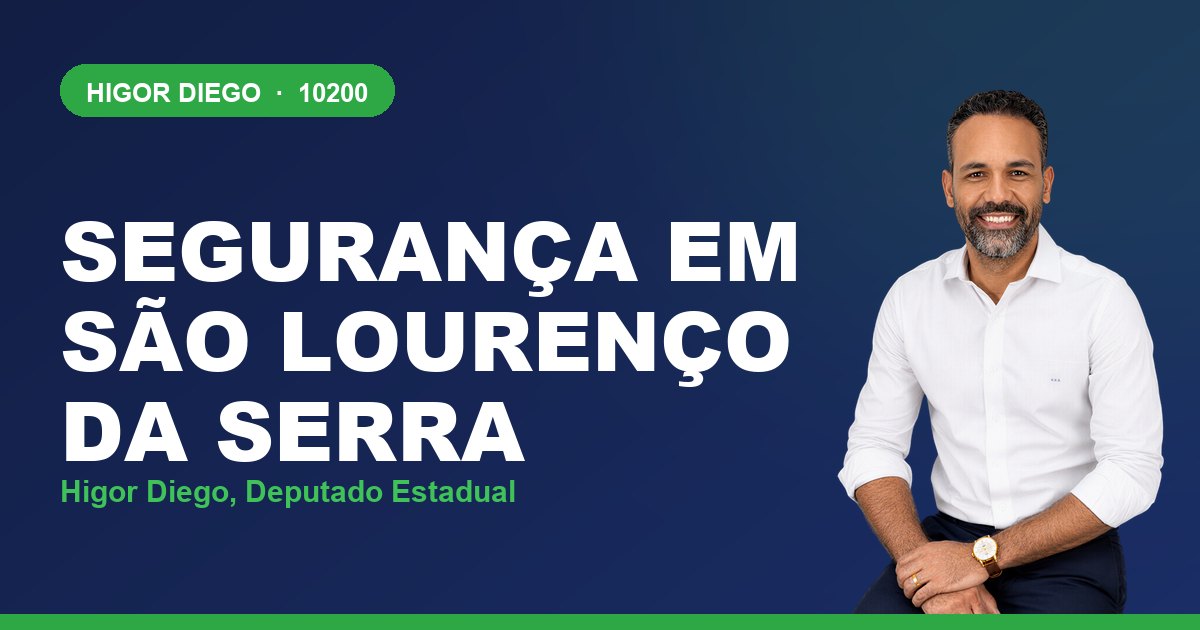 Segurança em São Lourenço da Serra, com Higor Diego, deputado estadual 10200