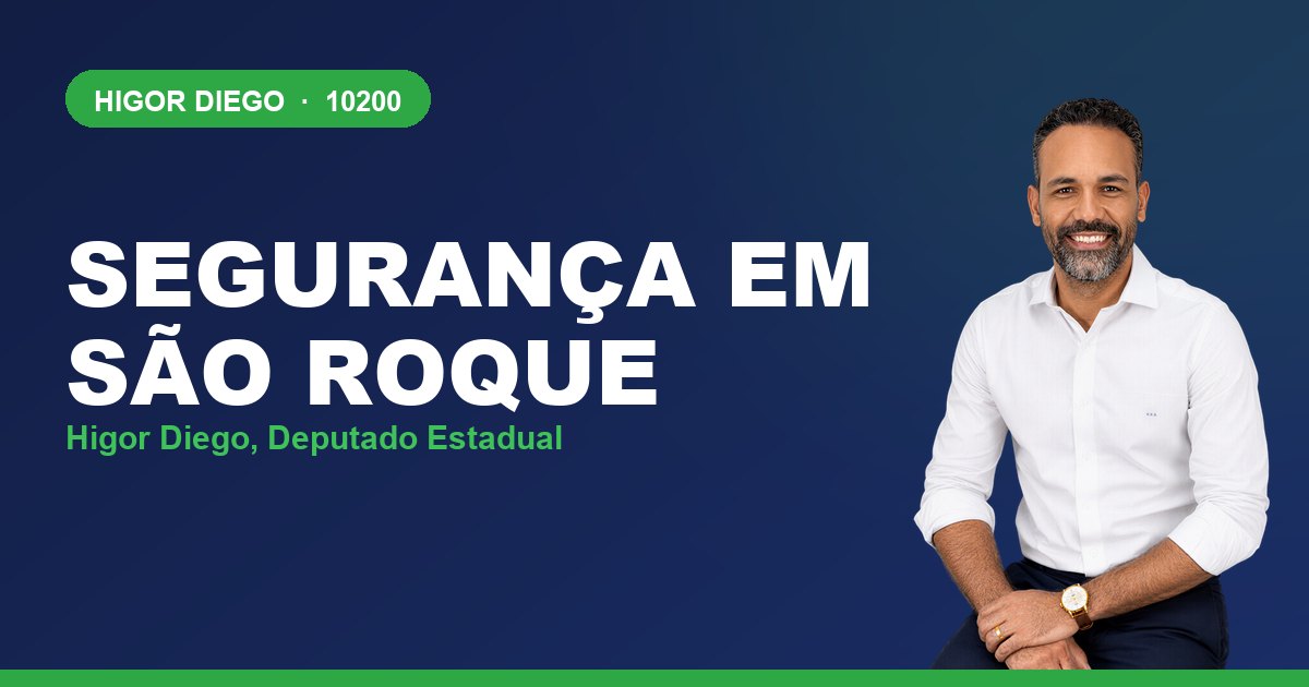 Segurança em São Roque, com Higor Diego, deputado estadual 10200