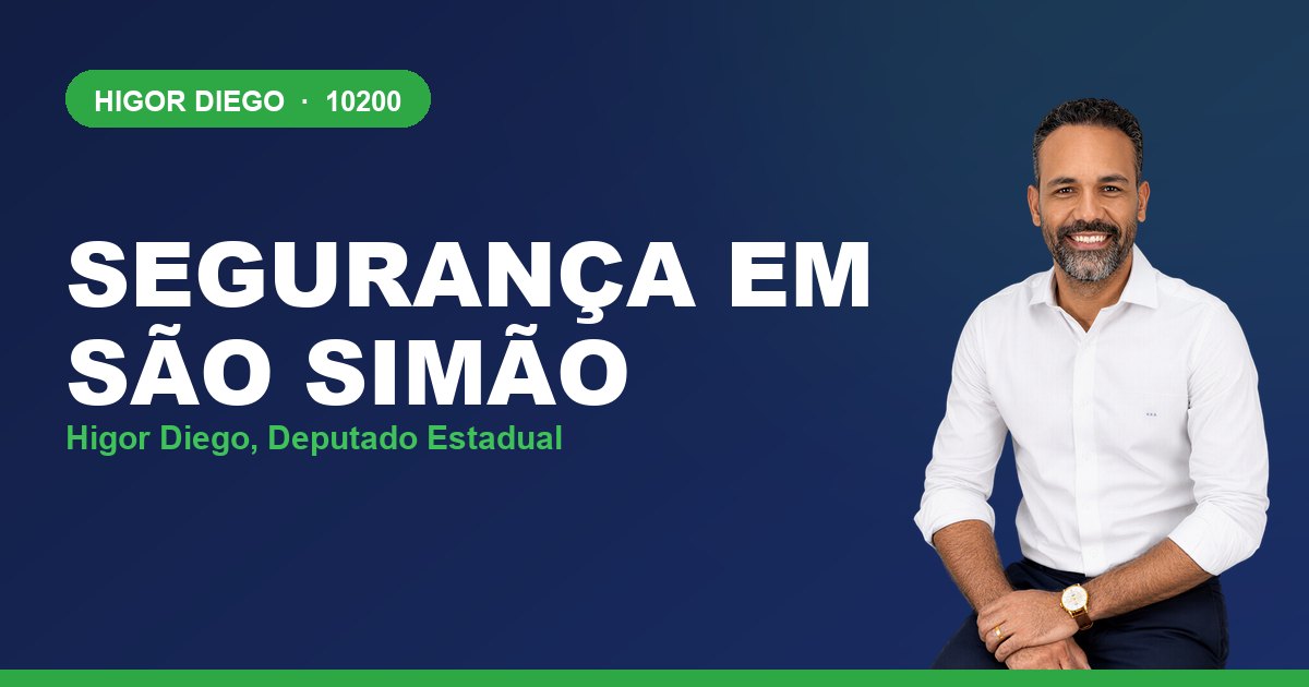 Segurança em São Simão, com Higor Diego, deputado estadual 10200