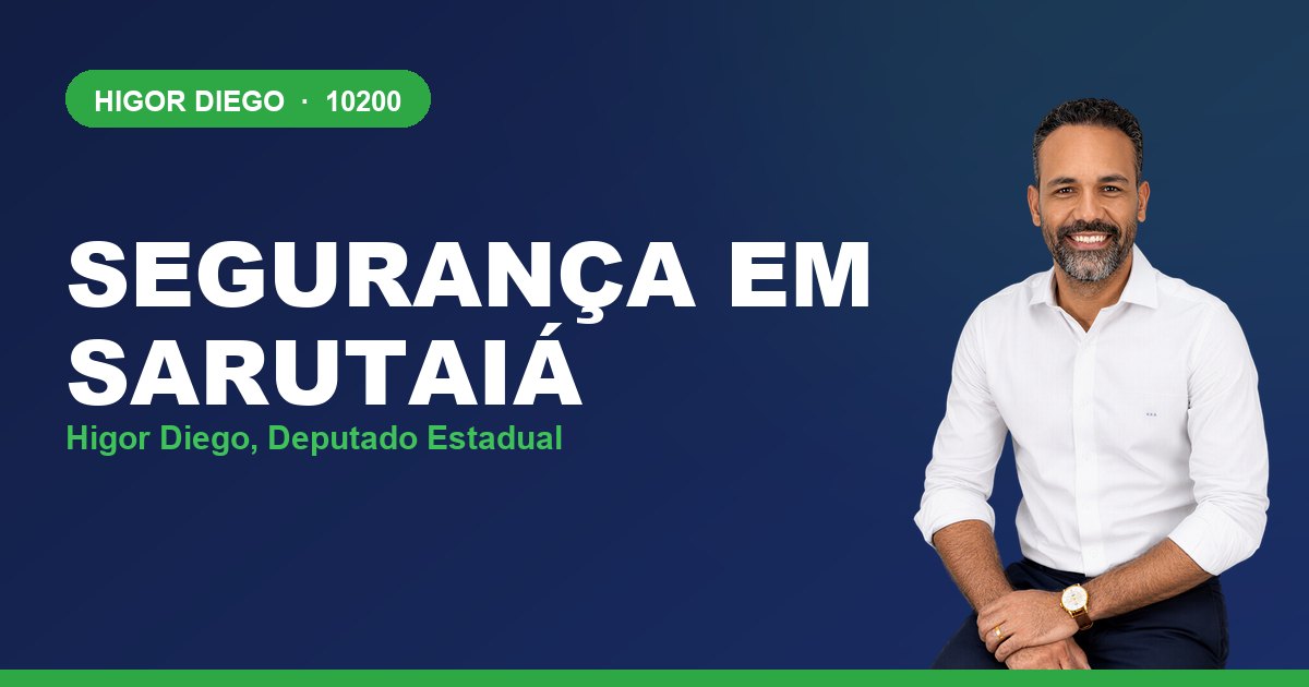 Segurança em Sarutaiá, com Higor Diego, deputado estadual 10200