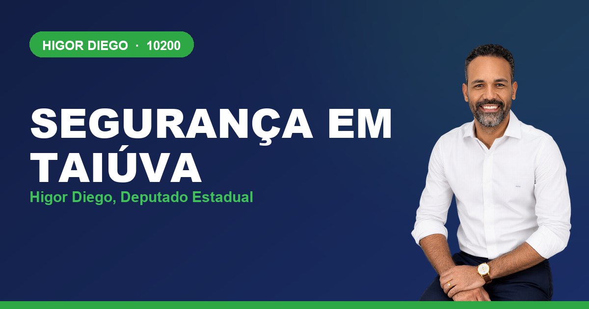 Segurança em Taiúva, com Higor Diego, deputado estadual 10200