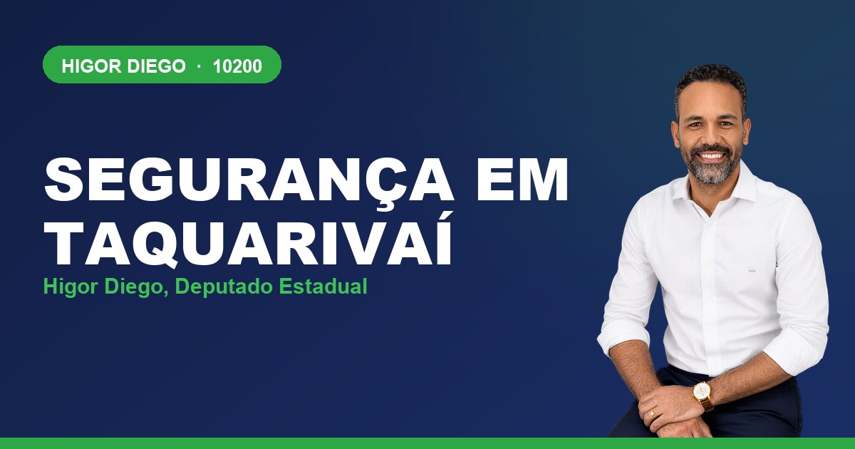 Segurança em Taquarivaí, com Higor Diego, deputado estadual 10200
