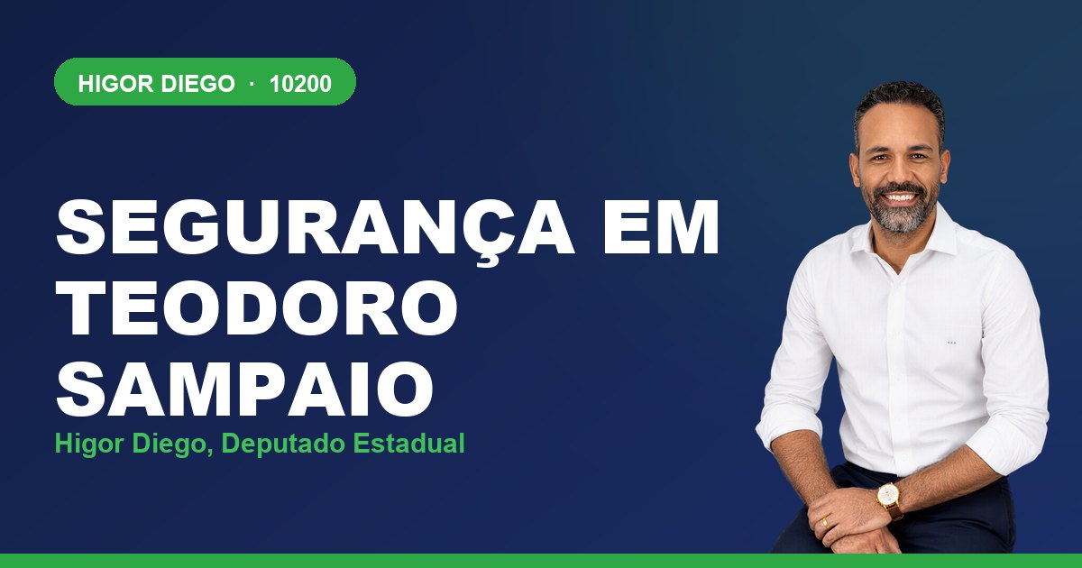 Segurança em Teodoro Sampaio, com Higor Diego, deputado estadual 10200