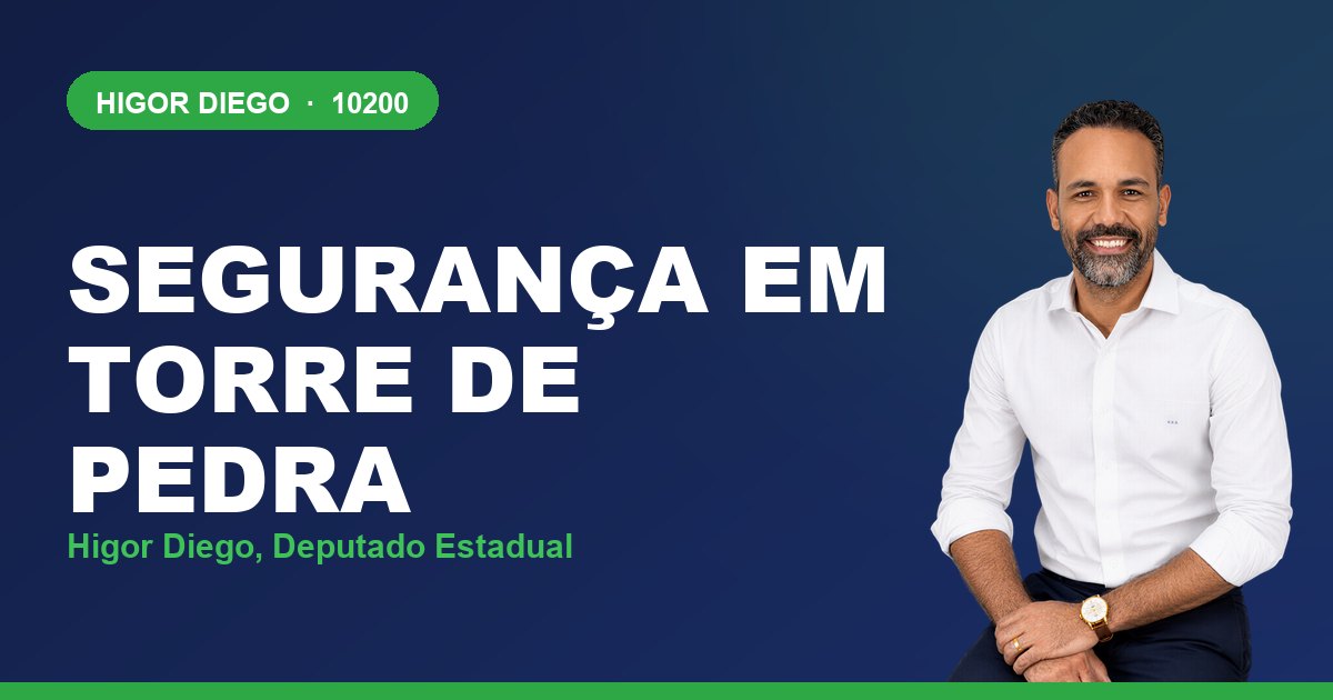 Segurança em Torre de Pedra, com Higor Diego, deputado estadual 10200