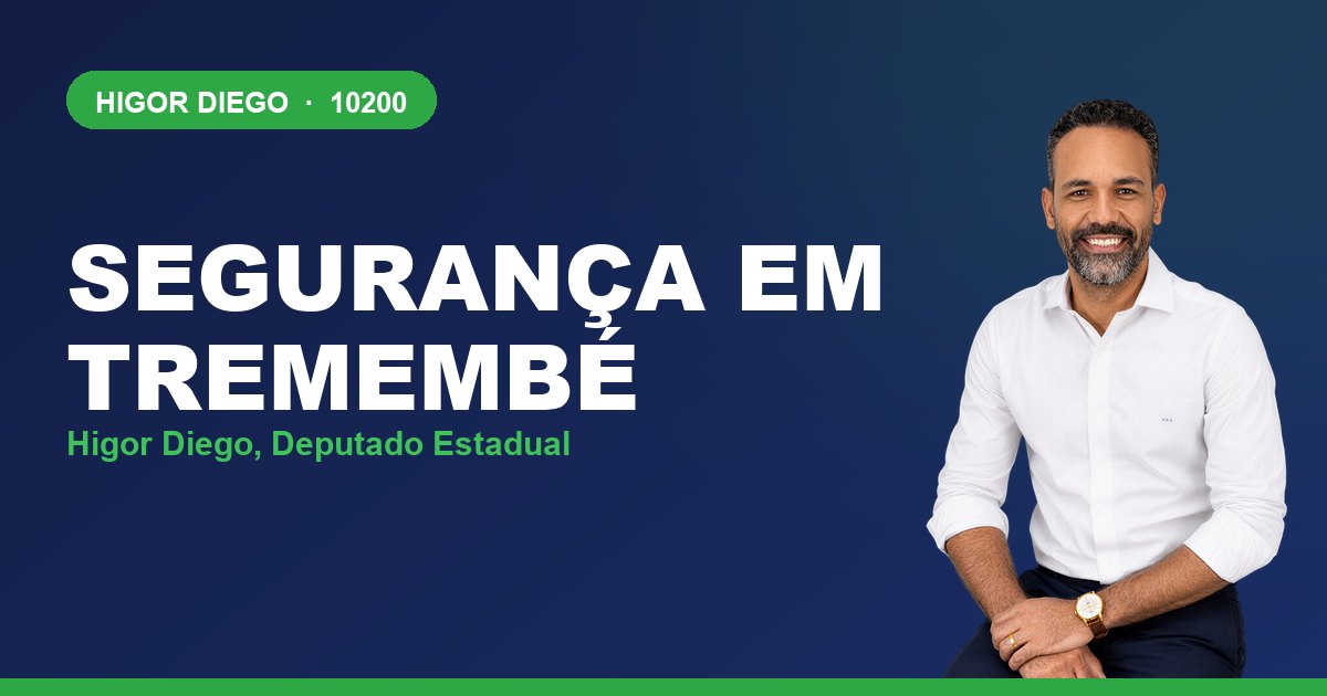 Segurança em Tremembé, com Higor Diego, deputado estadual 10200